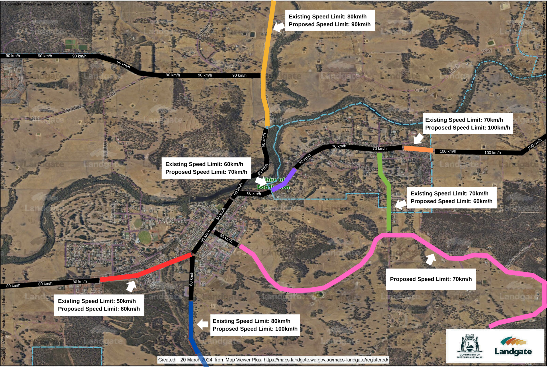 Main Roads WA Proposes Speed Limit Changes in Boddington