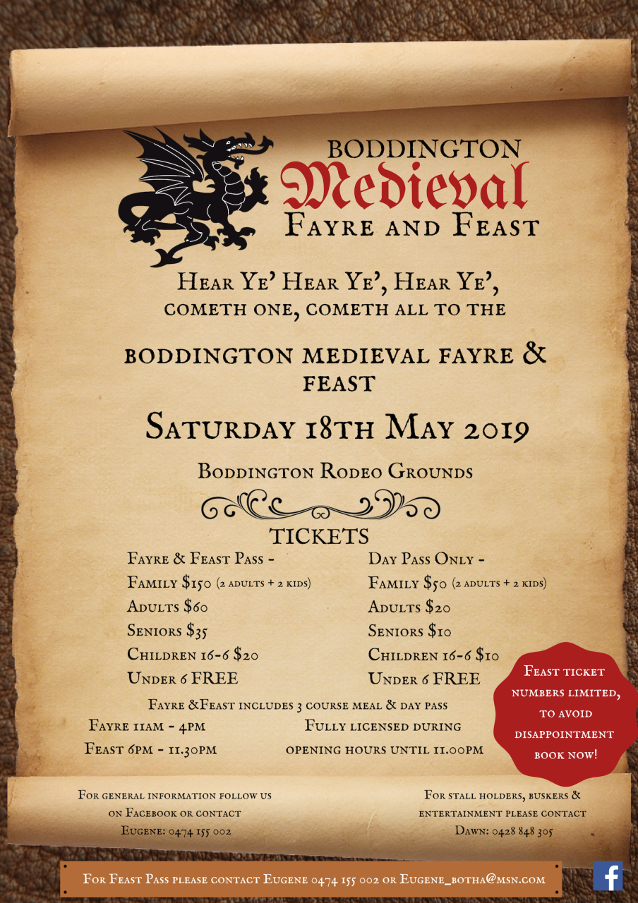 Boddington Medieval Fayre & Feast