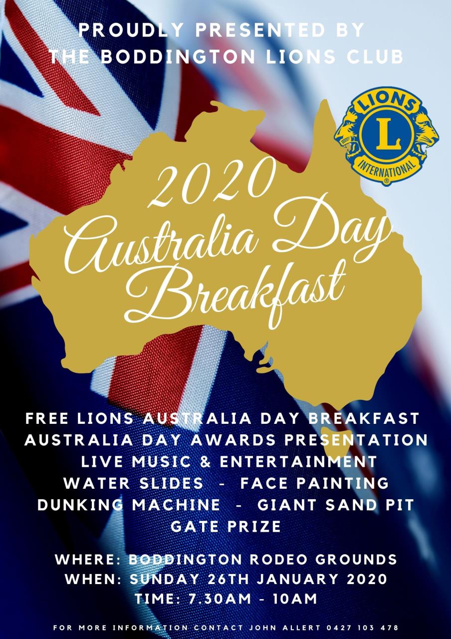 2020 AUSTRALIA DAY BREAKFAST AND AWARDS