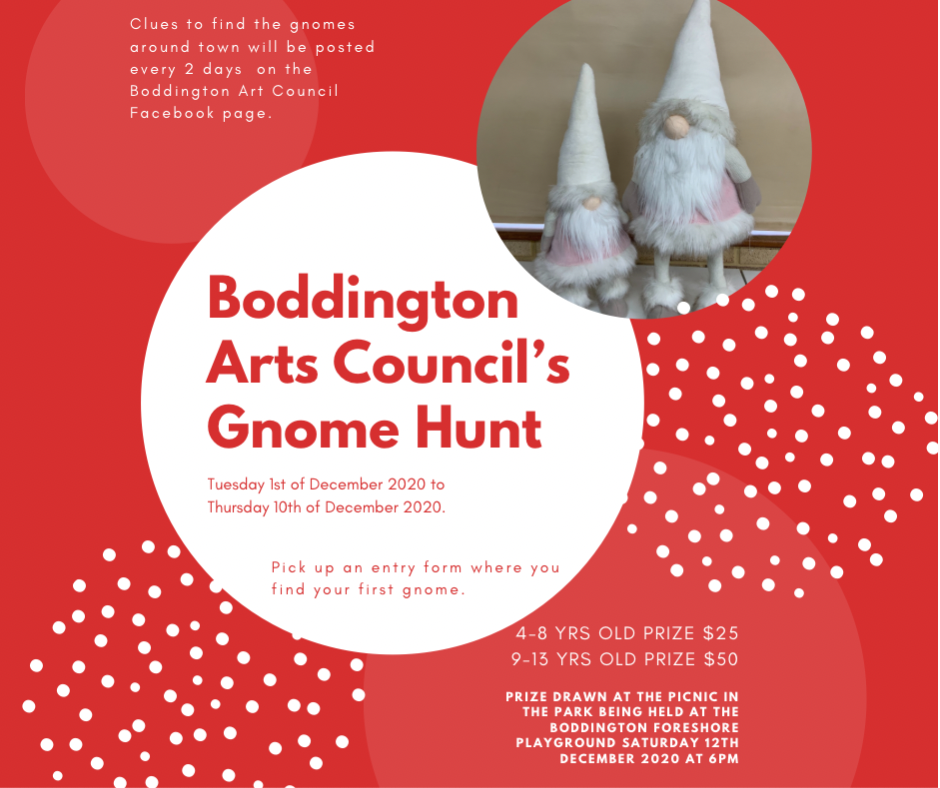 BODDINGTON ARTS COUNCIL'S GNOME HUNT