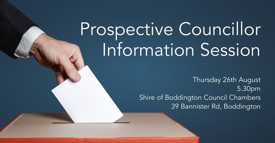 INFORMATION SESSION FOR PROSPECTIVE COUNCILLORS