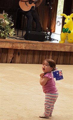 Australia Day 2020 - A budding dancer with Latin moves!