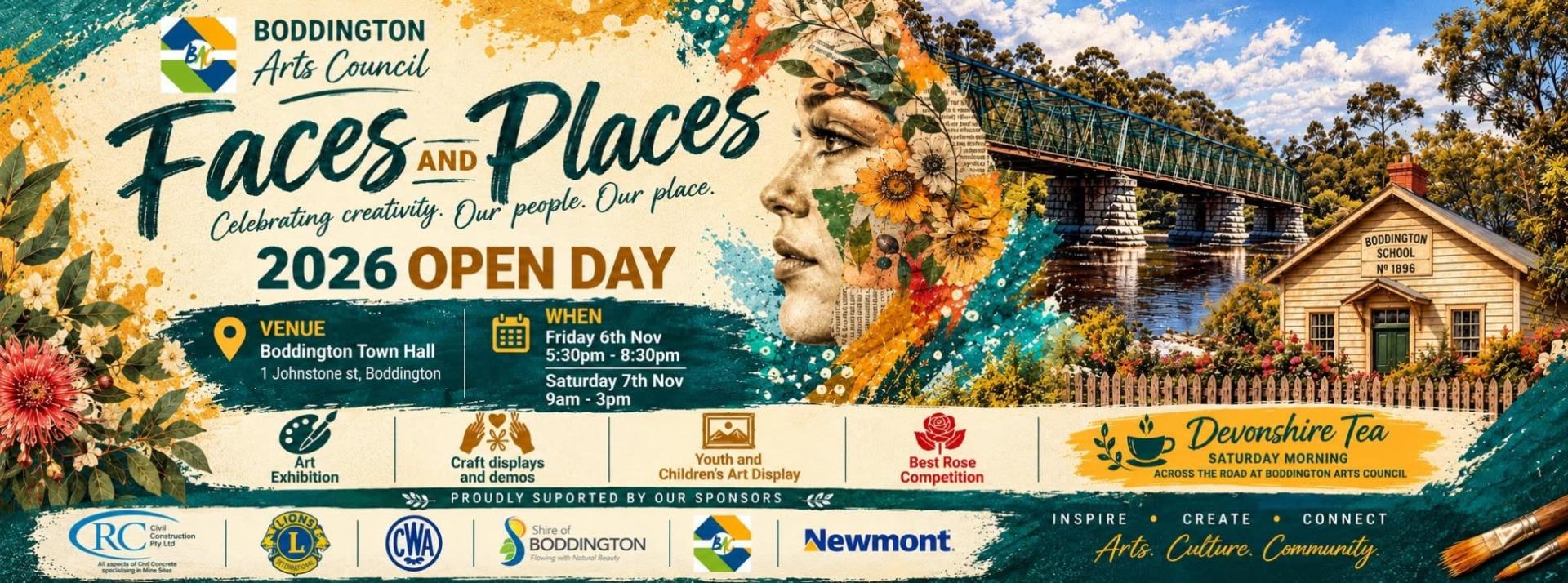 Boddington Arts Councils Open Day!