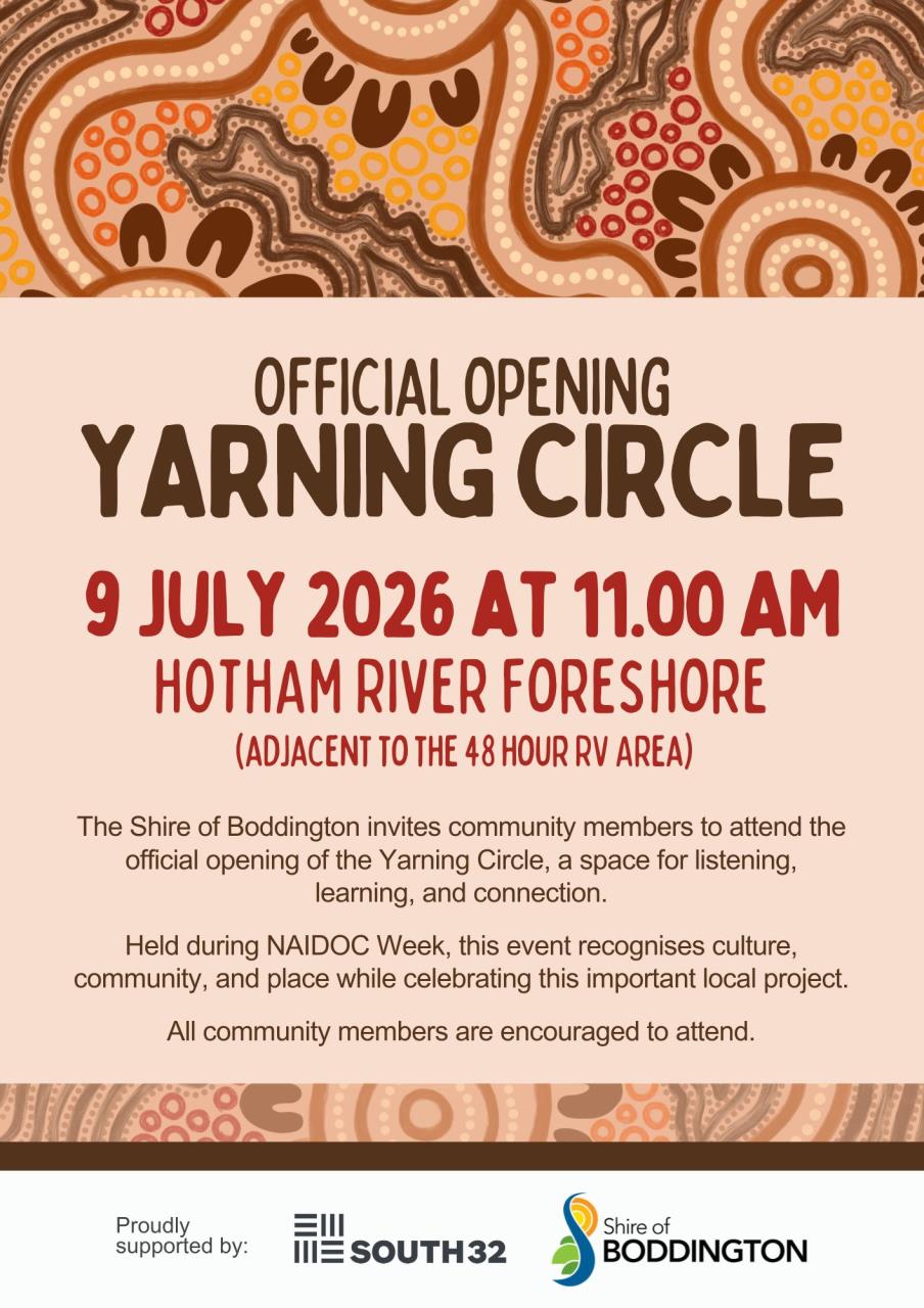 Yarning Circle Official Opening