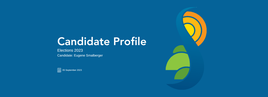 Candidate Profile Elections 2023 - E Smalberger
