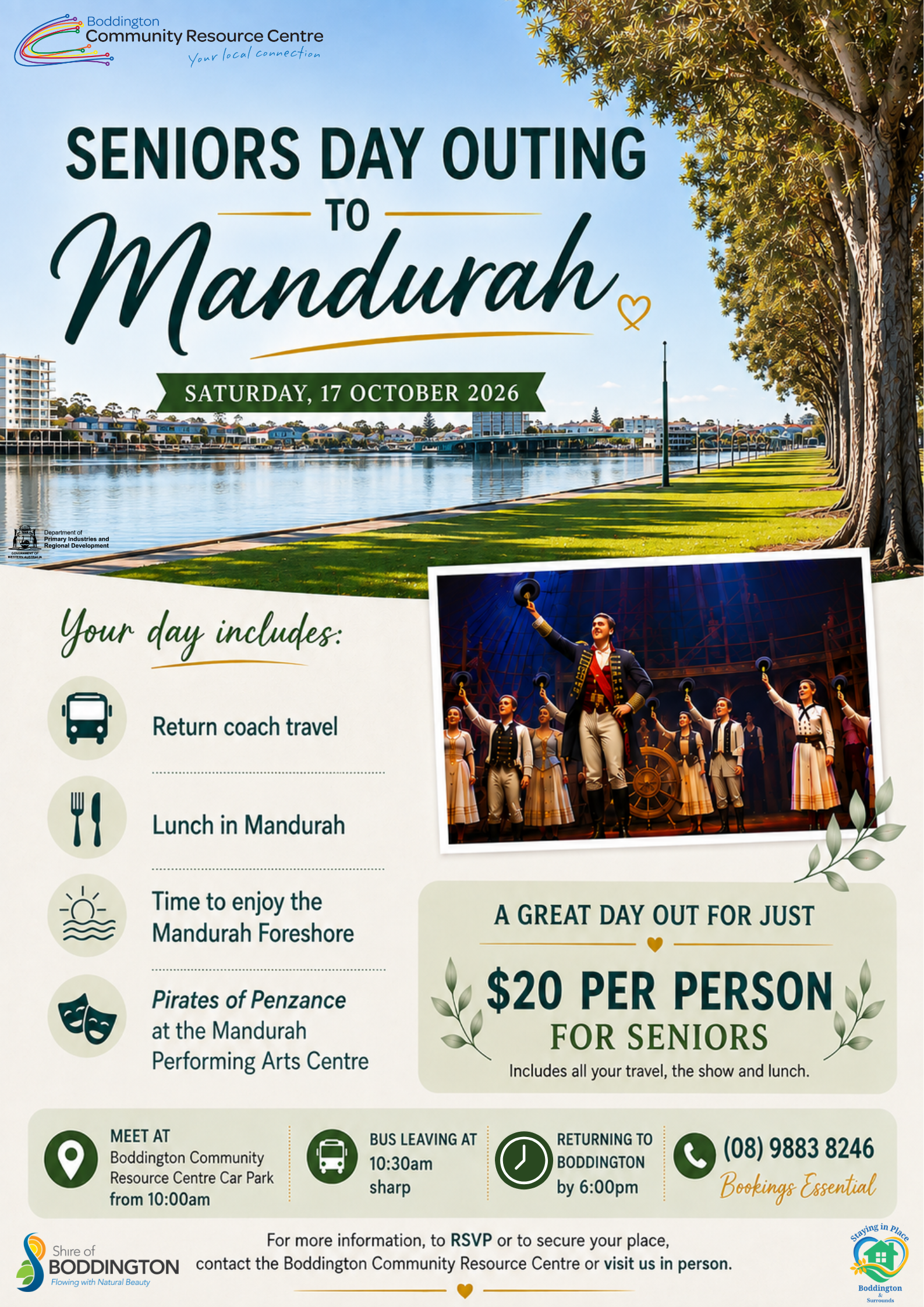 Boddington Seniors Mandurah Day Out