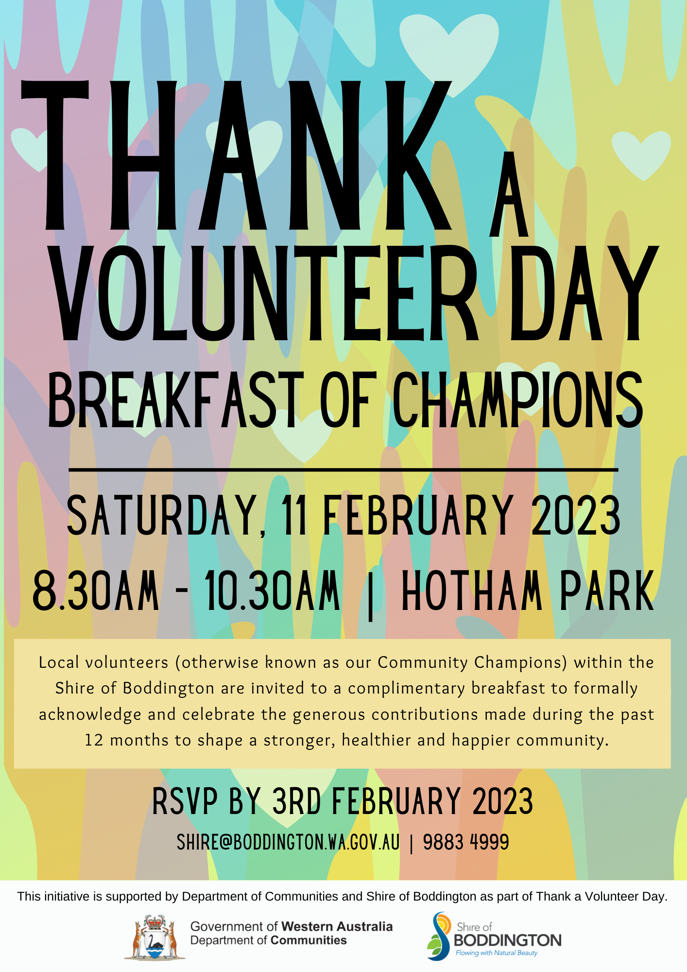 Thank a Volunteer Day: Breakfast of Champions